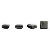 10x10mm Silver pillow spacers 50pcs SPMG01