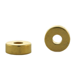 4mm Magnetic Spacer Goldplate Dancing Bead 100Pc SPMG24
