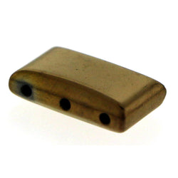 5X17X10mm Bronze Magnetic Spacer 3-Hole Thin Pillow 50Pc SPMG36