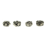 Silver bubbled metal spacer SPMT20
