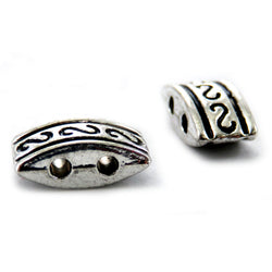 4.6X10mm Metal Spacer Pewter 2Hole SPMT23