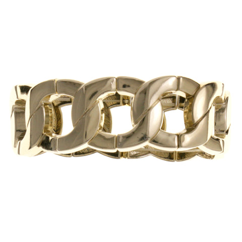 Gold-Tone Metal Stretch-Bracelet #2371