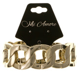 Gold-Tone Metal Stretch-Bracelet #2371