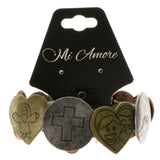 Religious Stretch-Bracelet Bronze Gold Silver Color  #2375