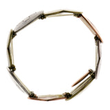 Religious Stretch-Bracelet Bronze Gold Silver Color  #2375