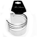 Silver-Tone Metal Cuff-Bracelet #2421
