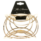 Gold-Tone Metal Cuff-Bracelet #2447
