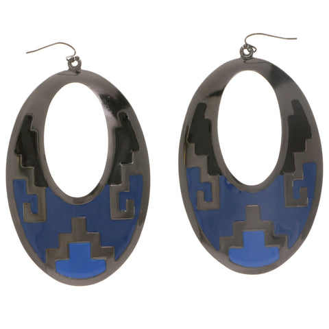 Colorful Metal Dangle-Earrings #2124