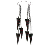 Colorful Metal Dangle-Earrings #2157