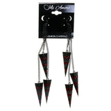 Colorful Metal Dangle-Earrings #2157