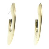 Gold-Tone Metal Dangle-Earrings #670