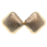 Gold-Tone Metal Stud-Earrings #737