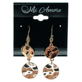 Gold-Tone Metal Dangle-Earrings #940
