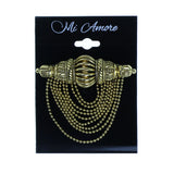 Gold-Tone Metal Brooch-Pin #2348