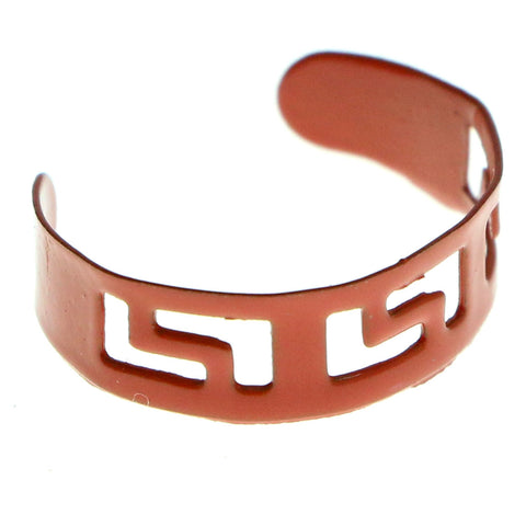 Adjustable Tribal Pattern Toe-Ring Orange Color  #4449