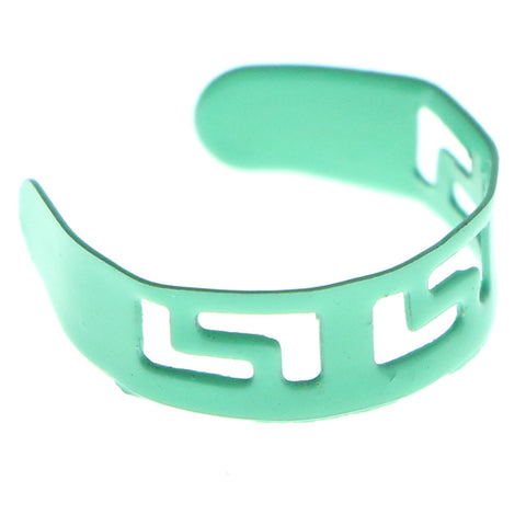 Adjustable Tribal Pattern Toe-Ring Teal Color  #4449