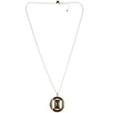 Long Adjustable Length Pendant-Necklace With Crystal Accents Colorful & Silver-Tone Colored #3792