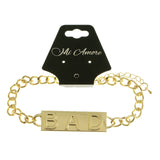 Mi Amore Bad 2in Extender Bangle-Bracelet Gold-Tone