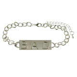 Mi Amore Bad 2in Extender Bangle-Bracelet Silver-Tone