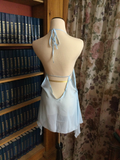 Sheer and Sexy Blue Baby Doll with Thong