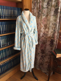 Ultra Soft Plush Lounging Robe with Pockets and Belt