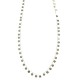 Mi Amore Adjustable Drop-Accented-Belly-Chain Silver-Tone