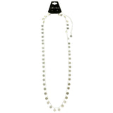 Mi Amore Adjustable Drop-Accented-Belly-Chain Silver-Tone