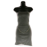 Mi Amore Adjustable Dangle-Belly-Chain Silver-Tone