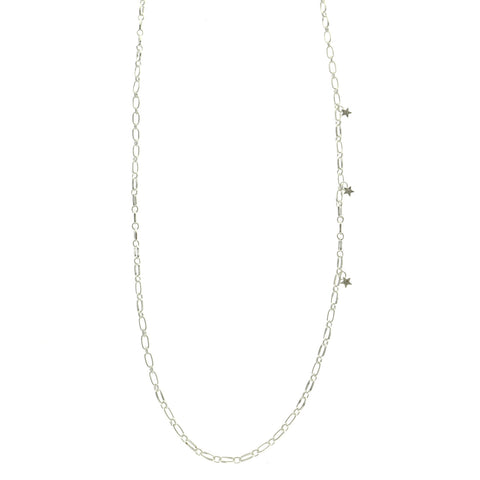 Mi Amore Star Adjustable Drop-Accented-Belly-Chain Silver-Tone