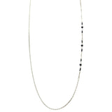 Mi Amore Adjustable Dangle-Belly-Chain Silver-Tone/Gray