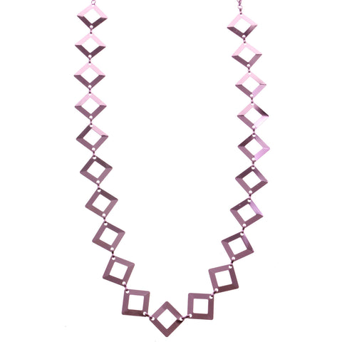 Mi Amore Adjustable Dangle-Belly-Chain Purple