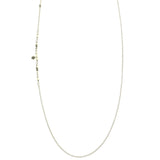 Mi Amore Flower Adjustable Dangle-Belly-Chain Silver-Tone & Clear