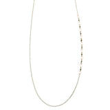 Mi Amore Adjustable Dangle-Belly-Chain Silver-Tone/Pink
