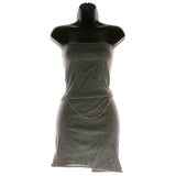 Mi Amore Adjustable Dangle-Belly-Chain Silver-Tone/Pink