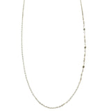 Mi Amore Adjustable Dangle-Belly-Chain Silver-Tone