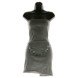 Mi Amore Adjustable Dangle-Belly-Chain Blue