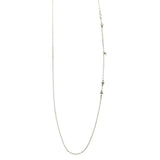 Mi Amore Star Adjustable Drop-Accented-Belly-Chain Silver-Tone