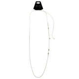 Mi Amore Star Adjustable Drop-Accented-Belly-Chain Silver-Tone