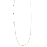 Mi Amore Star Adjustable Dangle-Belly-Chain Silver-Tone
