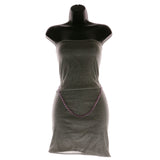 Mi Amore Adjustable Dangle-Belly-Chain Purple
