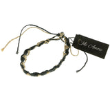 Mi Amore Braided Bangle-Bracelet Black/Tan