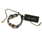 Mi Amore Braided Bangle-Bracelet Multicolor