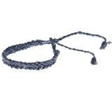 Mi Amore Braided Bangle-Bracelet Blue