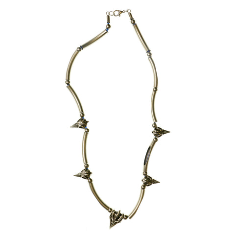 Mi Amore Statement-Necklace Silver-Tone/Blue