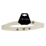 Mi Amore Butterfly Flowers Choker-Necklace Multicolor & Clear
