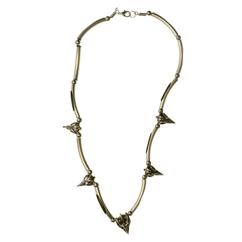 Mi Amore Statement-Necklace Silver-Tone/Black