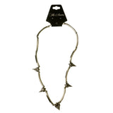 Mi Amore Statement-Necklace Silver-Tone/Black