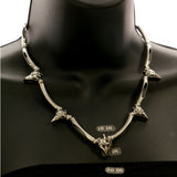 Mi Amore Statement-Necklace Silver-Tone/Black
