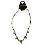 Mi Amore Skulls Statement-Necklace Silver-Tone/Black