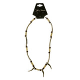 Mi Amore Teeth  Statement-Necklace Silver-Tone/Multicolor